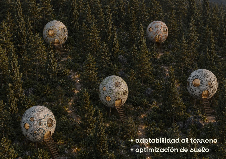 Sphere forest cluster